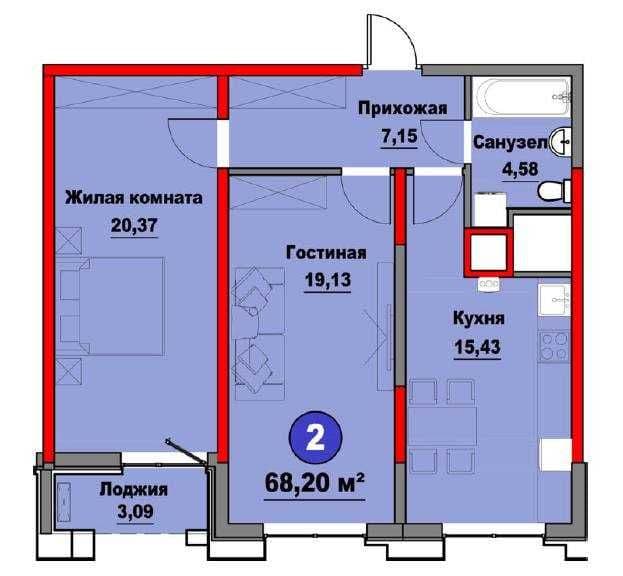 "СРОЧНАЯ ЦЕНА‼️ Regnum Plaza Murad Buildings 68,20м2 улица Сайрам‼️ — 1
