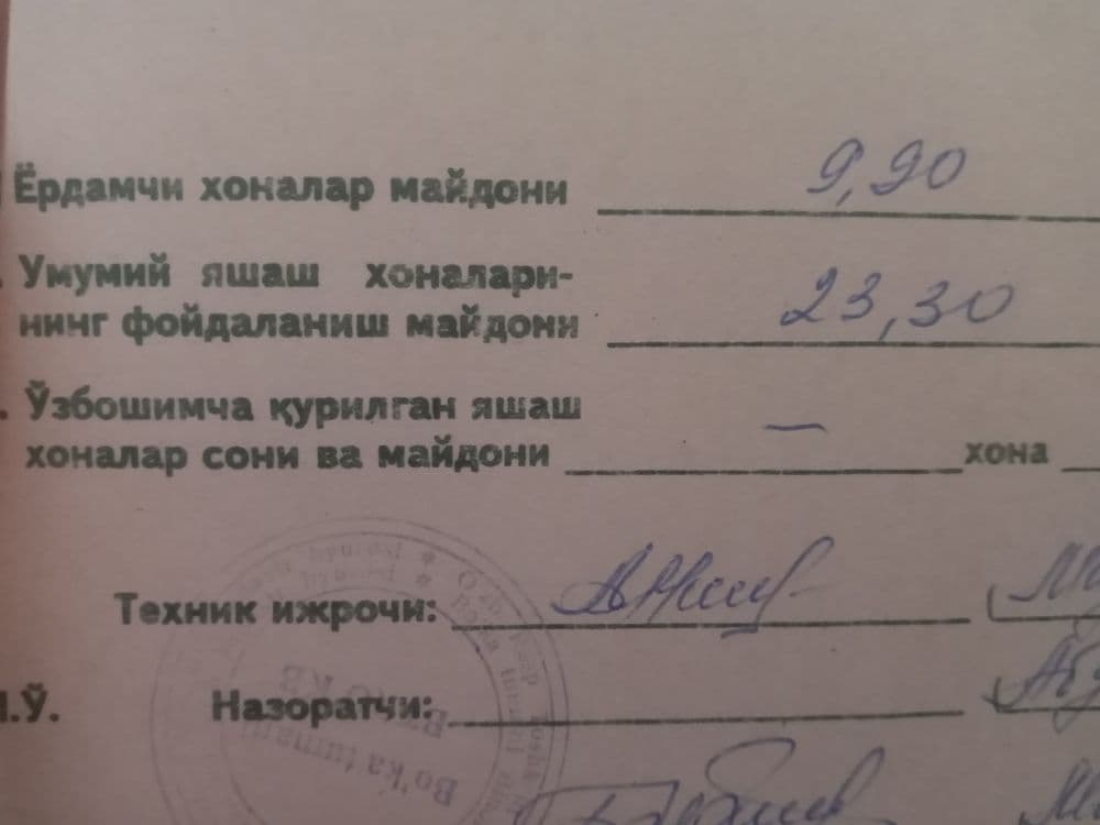 1 xona dom 1-maktab orqasida Toshkent viloyati Bo‘ka tumani KAMI Bor — 3