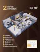Yangi Qoyliq-2 loyihasidan katlavan narhda honadonlar