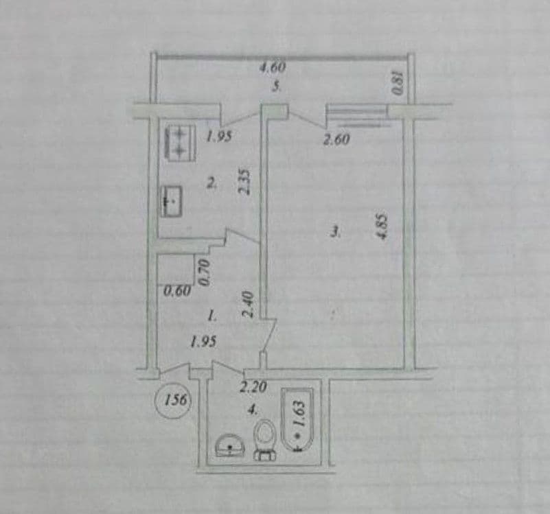 Не дорого и срочно продам 1/3/9 куйлюк- 5 возле метро — 1