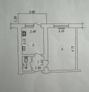 Сампи 1/3/5 кирпич балкон 1*3 безремонт