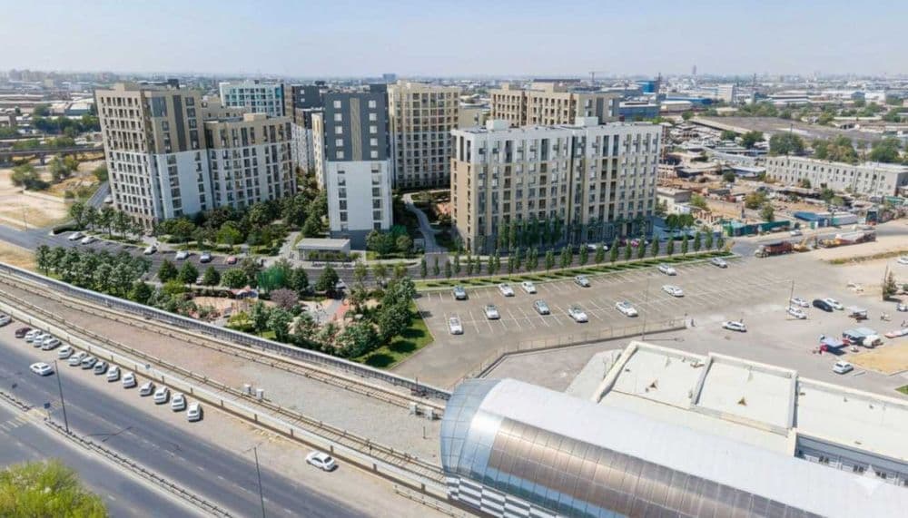Метро Янгиабад,  1комн-38,65м2  первый взнос 8,835у.е.(S) — 5