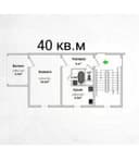 Продается квартира в Яшнабадском районе Авиасозлар-1, 1в2х комнат 4-эт
