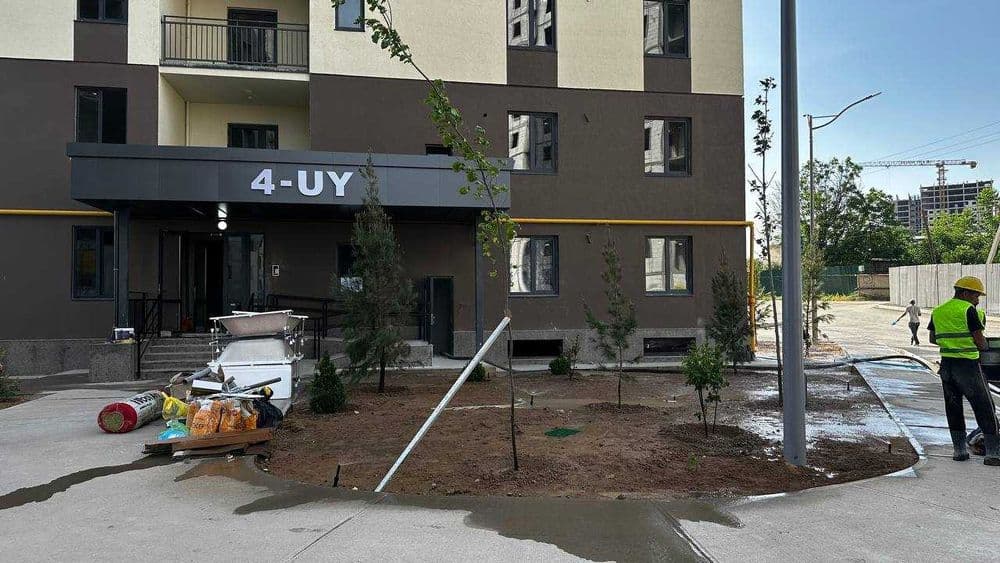 1 ком новостройка с ремонтом, ЖК "Буз Сув", ор-н санатория Чинабад(НБ) — 2