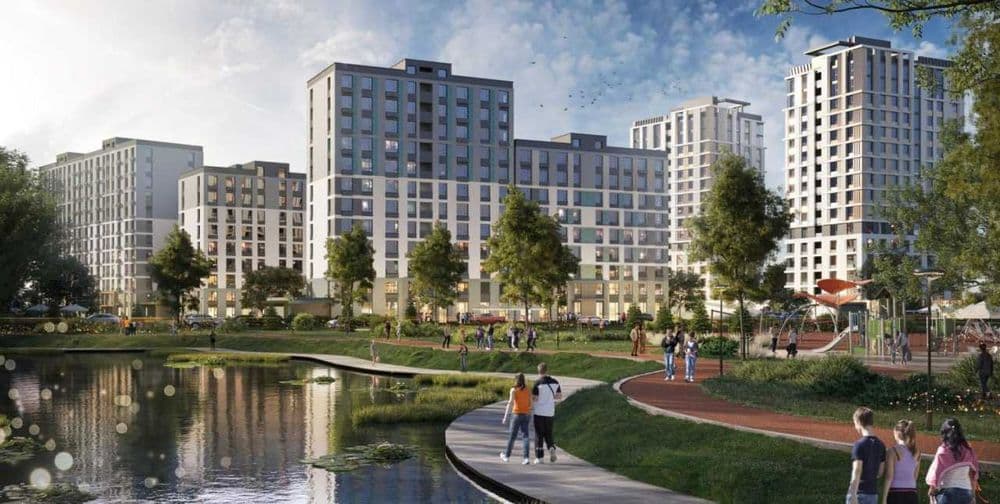 2-комнатная в NRG Yangi Baxt | 47,3 м² | Круг Рохат — 3