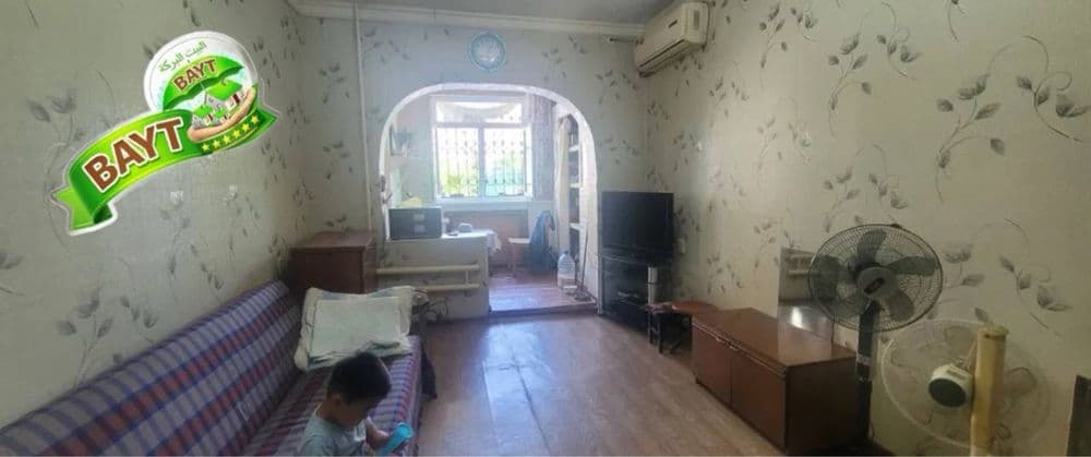 1 комната Сергели 7 Оринтер:300-Школа,Площадь:44м2,Балкон:2х6 х — 1