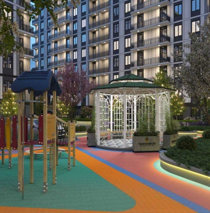 2-х комнатная Новостройка ЖК Yangiobod Residence AU — 3
