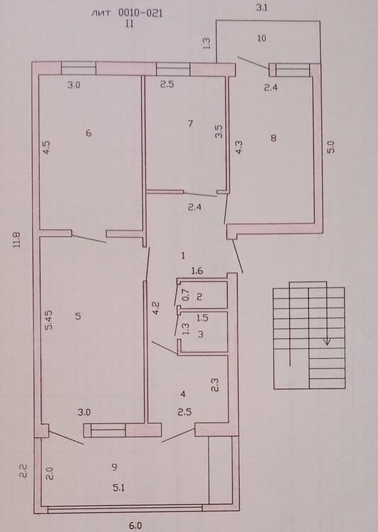 Продается или меняется квартира в кирпичном доме в Нурафшане. — 1