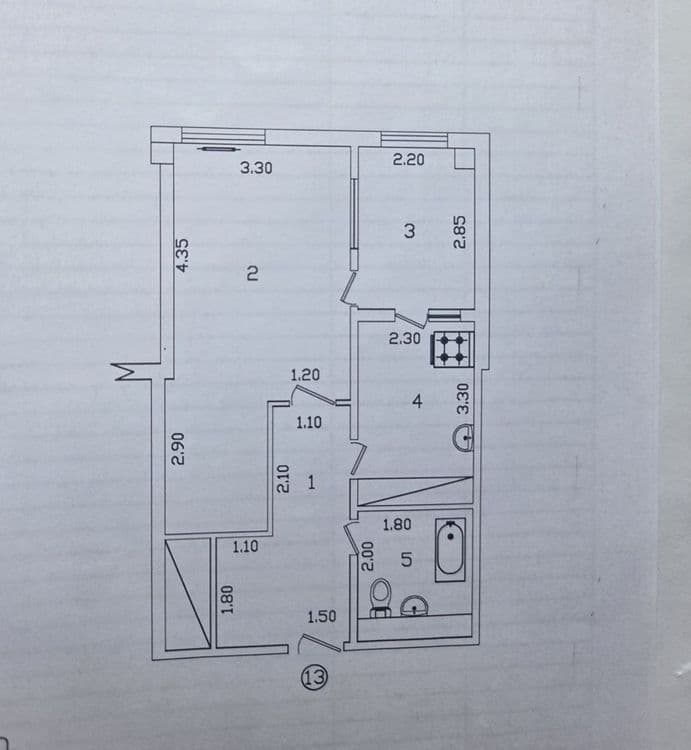 Квартира 1 в 2 Яшнабадский район — 1