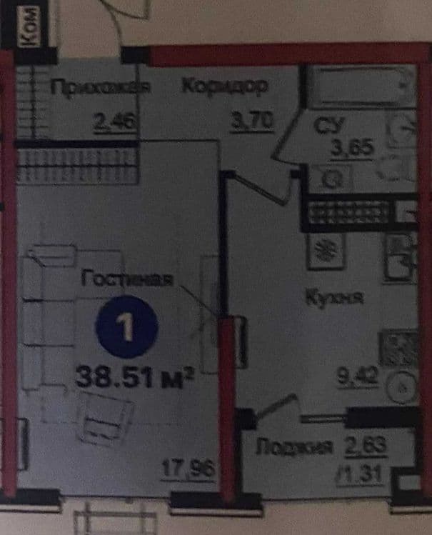 Продаются Две 2х комнатные в ЖК "Yangi Baxt" Рохат круг (RV) — 5