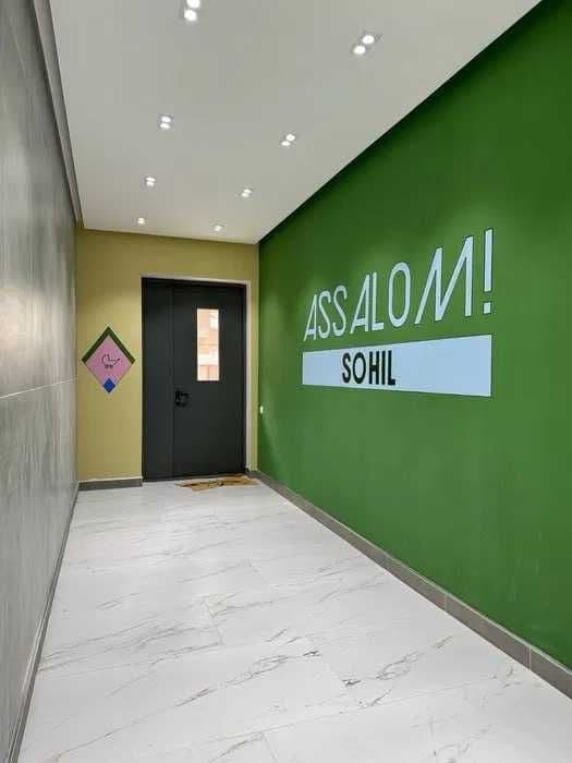 ЖК Assalom Sohil 1 комнатная 31,5м2 Евроремонт Golden House !! — 2