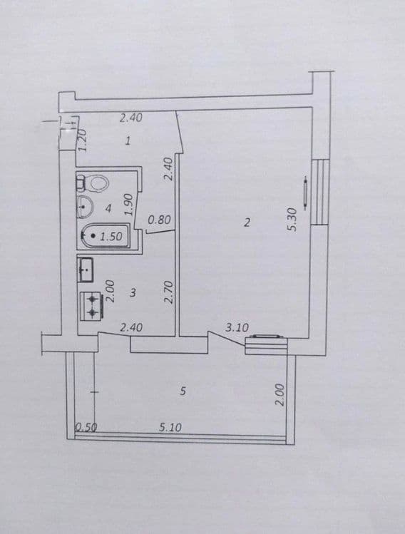 Продается квартира Максим Горький, Бий, Мир подарков 1/1/4 — 4