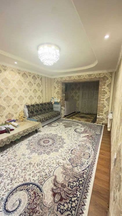 Юнусабад, 2в3/2/4 Кирпичный 77 серия, не торец, 59м2 — 1
