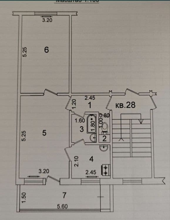 Продам 2 ком Юнусабад 11 квартал — 1