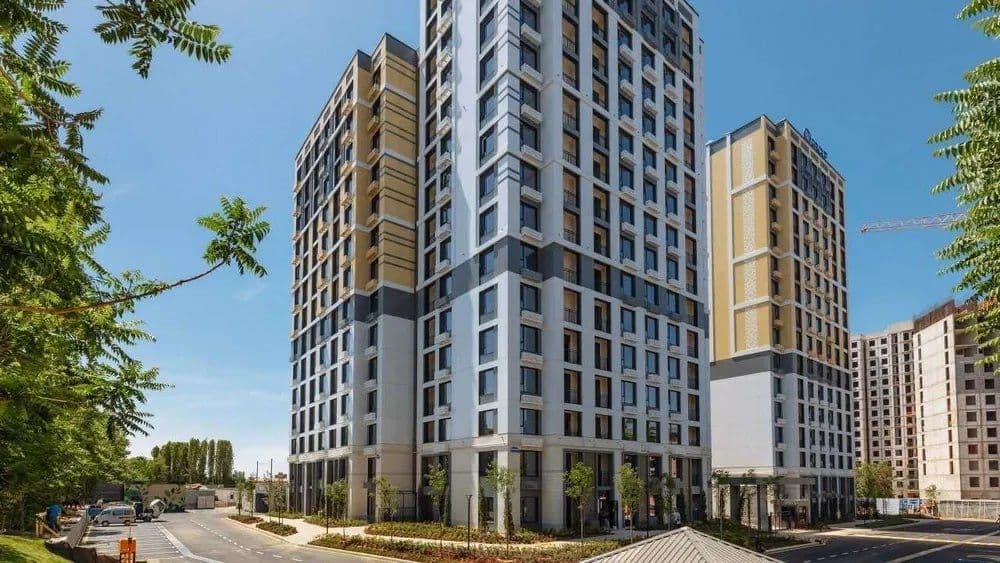 ЖК Botanika Saroyi. Кв/ра 1-х комнатная евродвушка.39м2. Готовность70% — 1