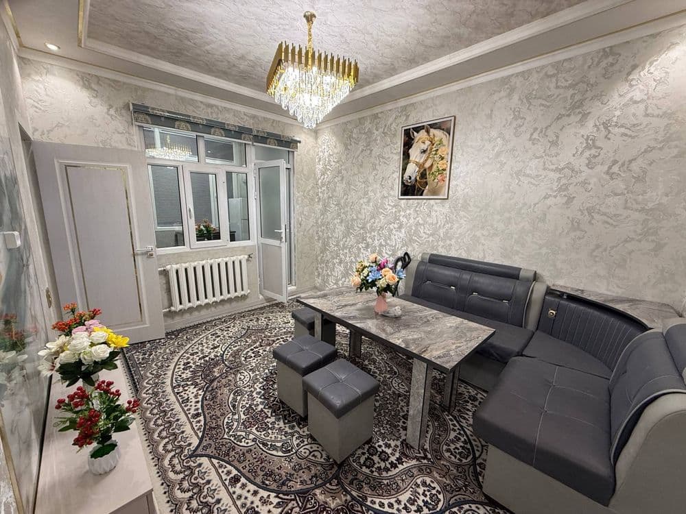 ® Райхон перекрёсток‼️48м² Чиланзар 8  2в3/4/4 евроремонт балкон 1,5х3 — 1