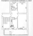 Продажа 2 комнатной 65кв² в Кирпичный 77серия,Махтумкули,Авиагородок,Т