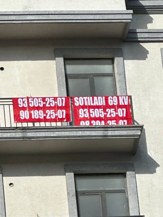 2 xona 69 kv 8 chi etaj 69000 $
3 xona 65 kv 9 chi etaj 65000 $
Varian — 1