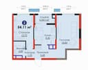 2комнатная квартира NRG SADO | Первый взнос 15 385у.е. в месяц 415у.е.