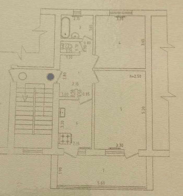 Продается своя 2/2/4 квартира массив Водник-2 — 1