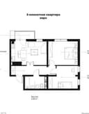 Продается новостройка в ЖК Oz Zamin 3/8/15 60 КВ.м