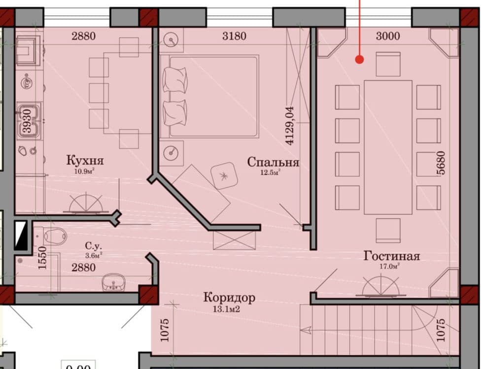 Новостройка дуплекс Сергели 117кв — 3