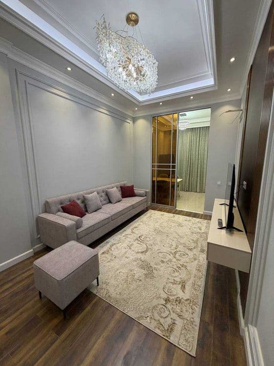 ЖК Evro House 2 комнатная 48м2 Евроремонт Юнусабад Чинабад улица !! — 5