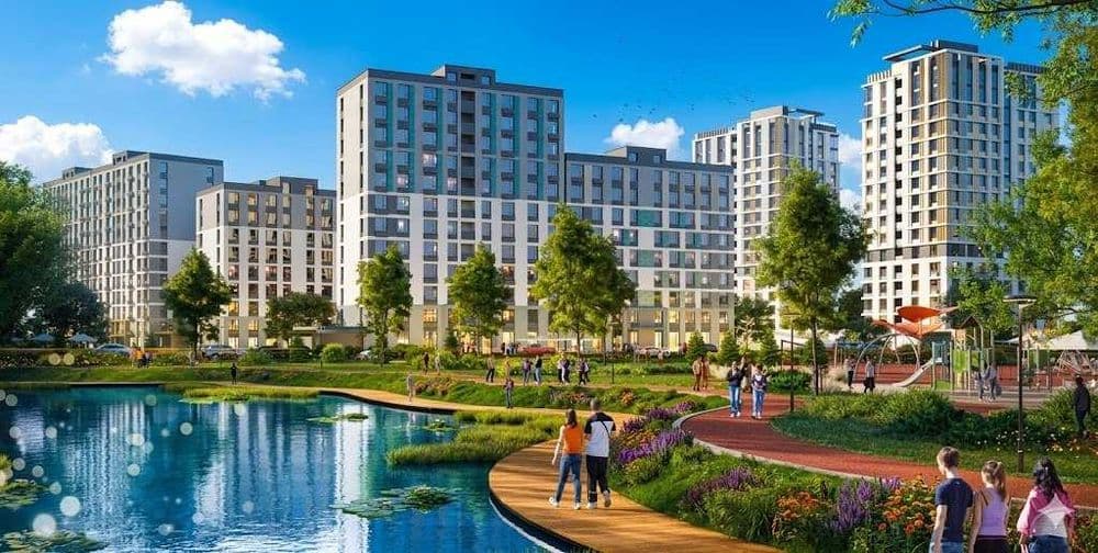 скидка-12% от NRG 3ком.квартира с РЕМОНТОМ, ЖК возле озера-15,952у.е(8 — 4