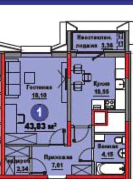 Срочная Продажа 1/4/12/44м2 ЖК Regnum Plaza Сайрам буз базар — 2