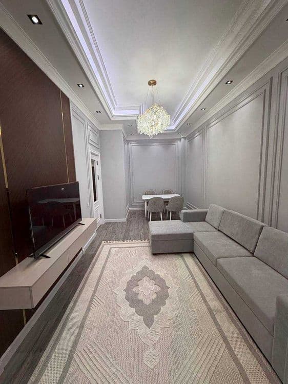 ЖК Evro House 2 комнатная квартира 53м2 Евроремонт Юнусабад — 5
