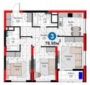 3 комнатная квартира с РЕМОНТОМ за 89 500, ИПОТЕКА есть [GS]
