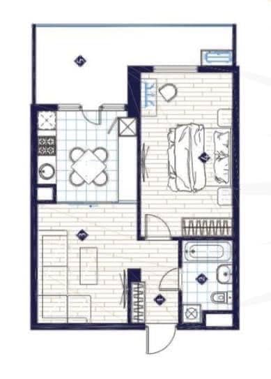 Ц2 Ж/К Imperial Club City 39.35м2 2/10/14
Ориентир: Алайский рынок — 5