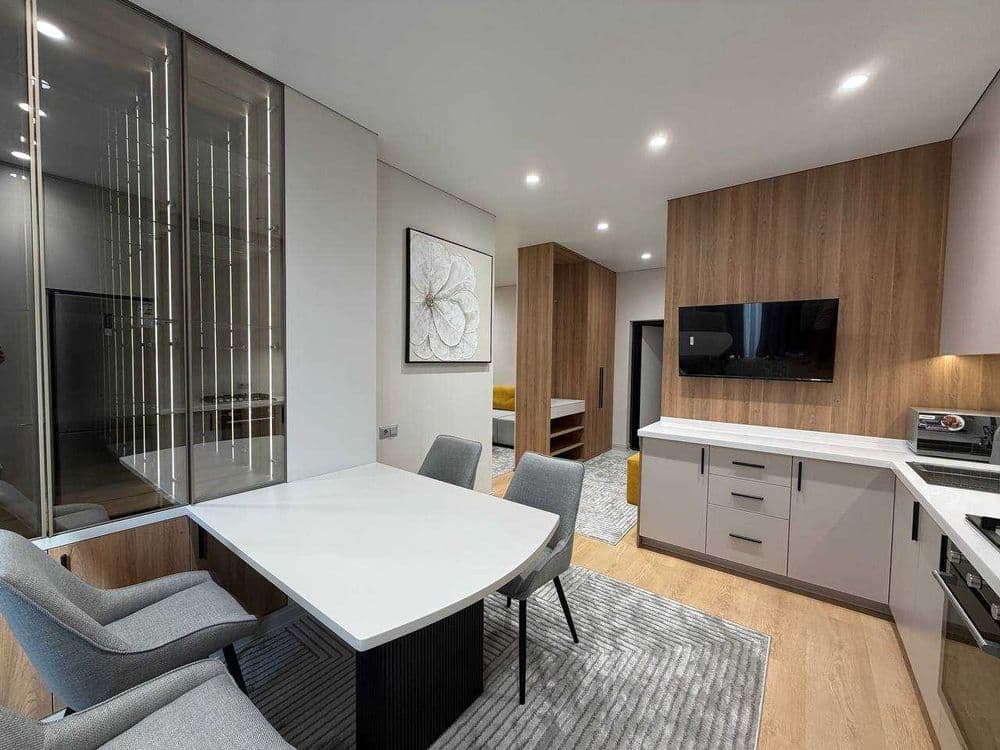 Новостройка DARHAN RESIDENCE 2х комнатная квартира с РЕМОНТОМ — 8