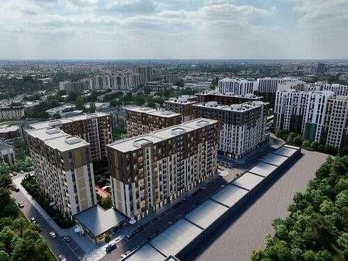 3/11/12 73,43кв квартира в Алмазар на ЖК NRG JOMIY — 2