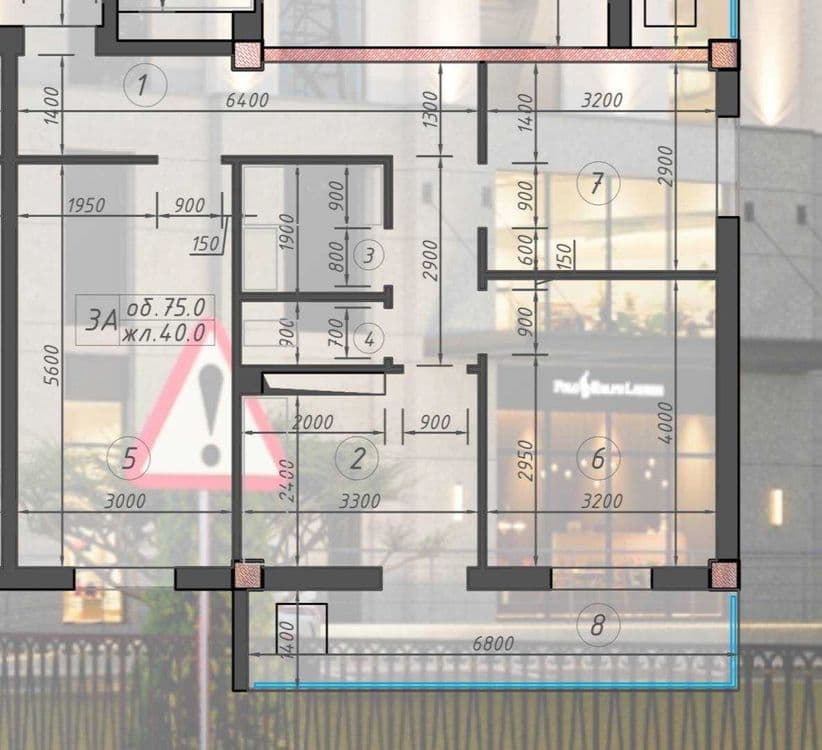 "СРОЧНО‼️ Renaissance КОРОБКА 75м2 Еvos, Паркентский Махтумкули ‼️ — 2