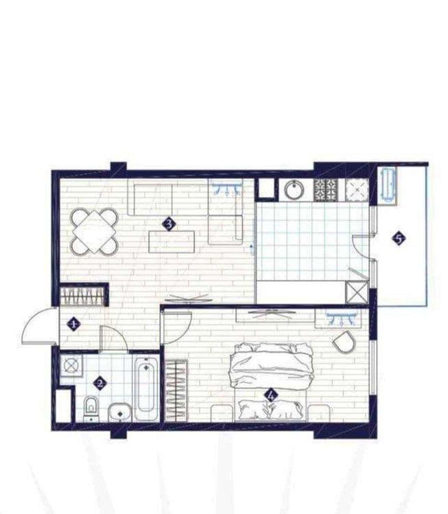"СРОЧНО ГОРИТ Коробка Imperial Club City 47,63м2 Ц-5 Финансовый инст‼️ — 1