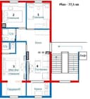 Продам 3 ком Юнусабад 9 квартал