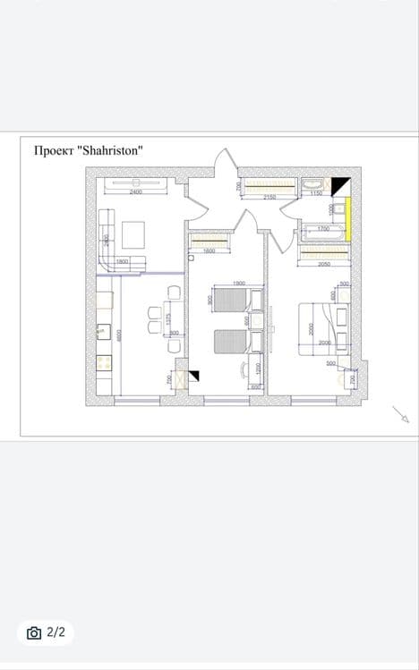 Продам 3/7/12 Ж/К Амир Темур — 2