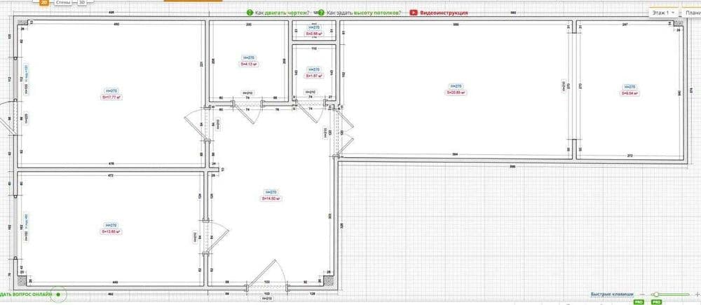 Продаётся 3/8/9 ЖК "Nikitina Residence" Коробка с перегородками 90м2 — 2