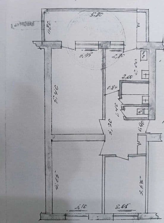 3-х комнатная квартира ул. Саида Барака ID: 6540 — 1