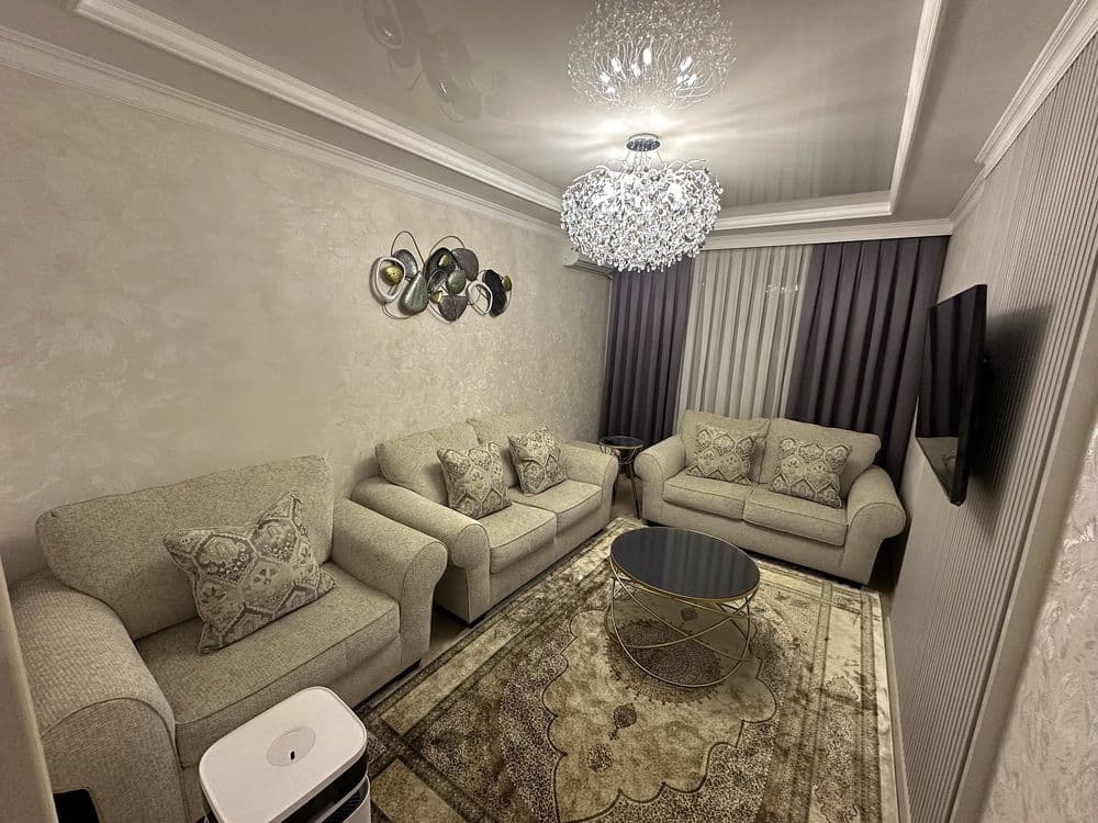 Премиальная 3-комнатная квартира в Olmazor City. Укомплектована — 2