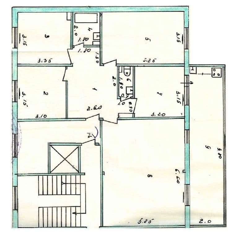 Тузель 3, 5/3/9, 125 м2, ипотека можно — 2