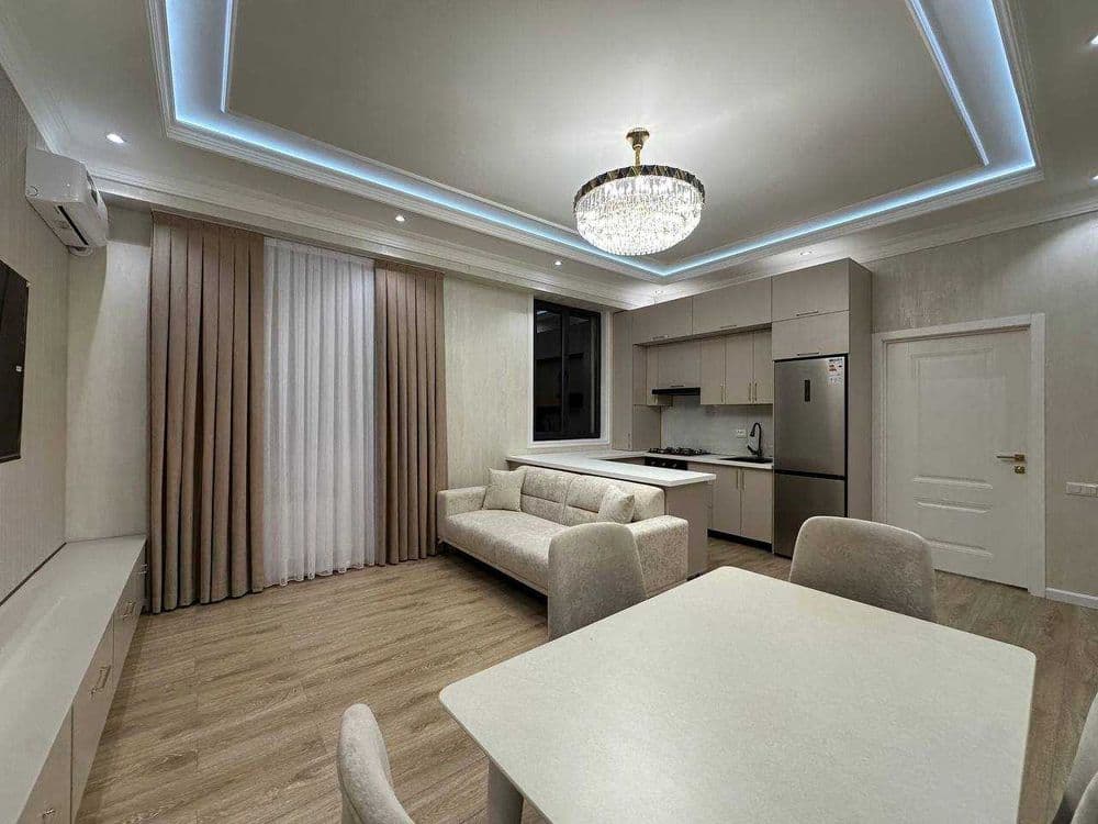Новостройка Виа порт Caravan 2х ком евро ремонт 50 кв.м — 2