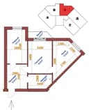4 ком Карасу 6 Qorasuv 6 Karasu Мансарда Дупликс
