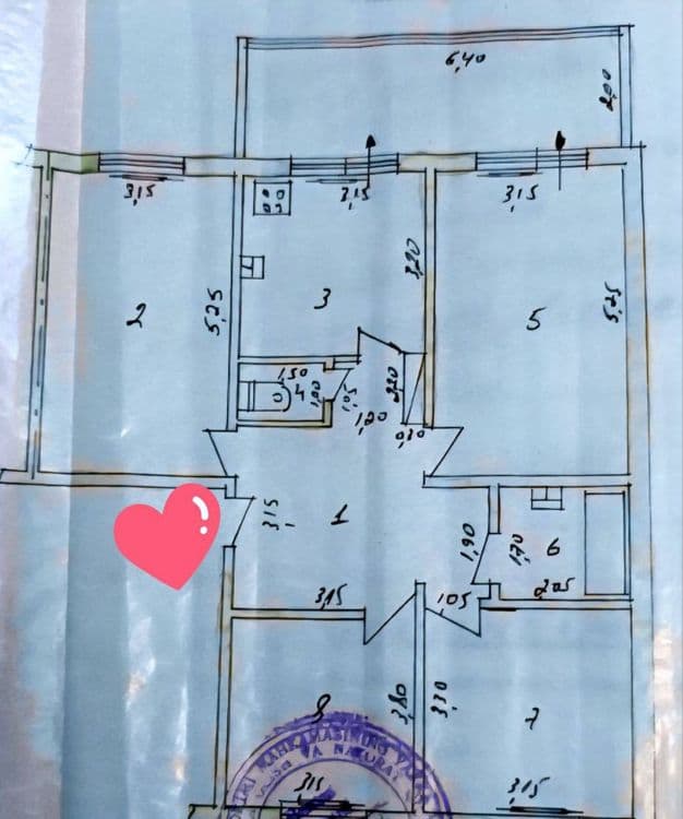 4 комнатная квартира — 1