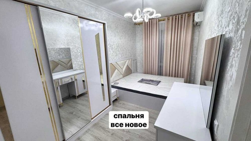 Готовая 3-комнатная 75 м², укомплектована, метро Ойбек` — 3