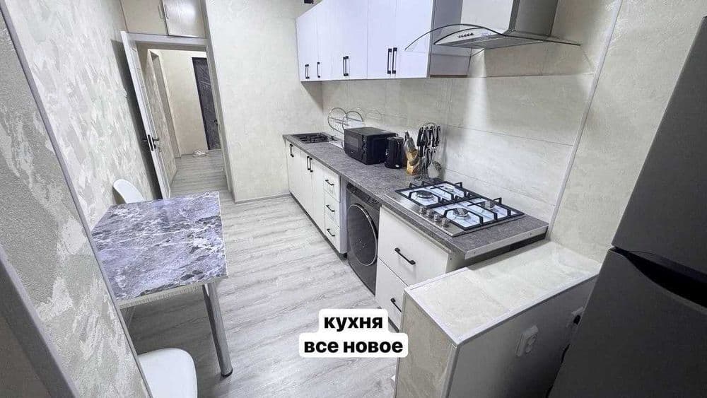 Готовая 3-комнатная 75 м², укомплектована, метро Ойбек` — 5