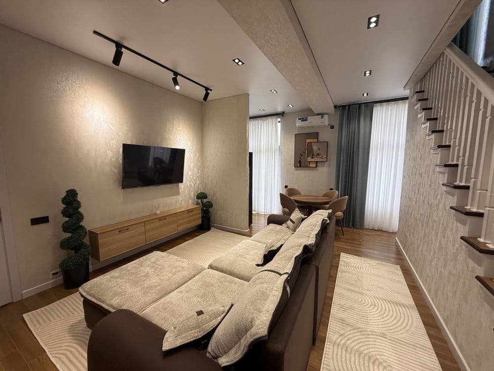 Ш.Руставели Дуплекс срочно 3/11,12/12 Жк Moderno Кирпич  100кв,м — 1