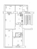 Продаётся квартира Ц-1 кафе БОН 3 комнатная