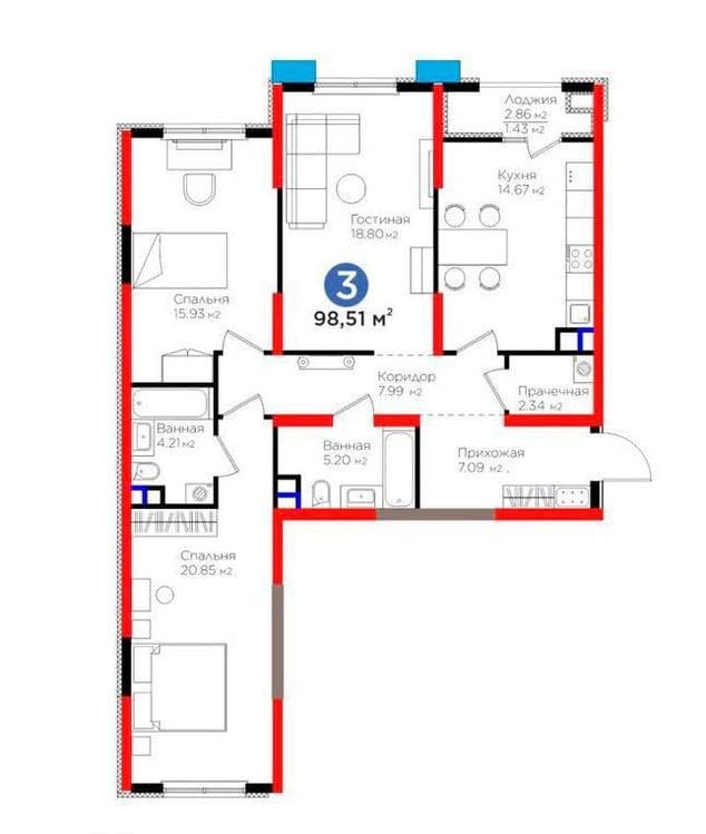Продажа коробка NRG BI SADO 3/4/9 98m2 кадастр есть — 1